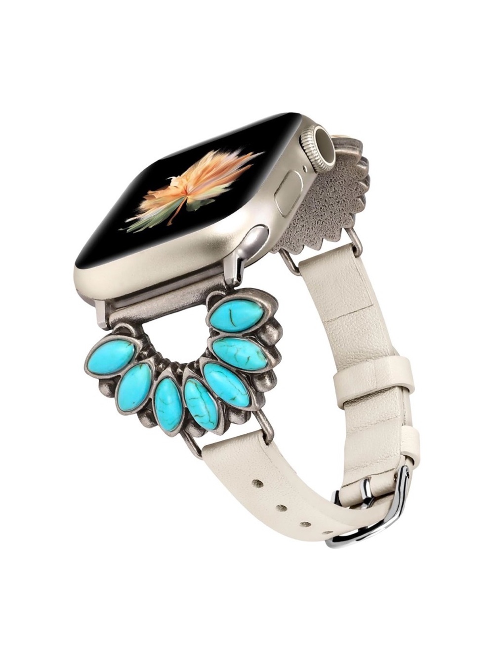 Boho Turquoise Strap Compatible with Apple Watch Band accessories- CHOSE COLOR.